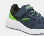 Skechers Toddler Boys' Bounder Trekzic Runners - Navy/Lime