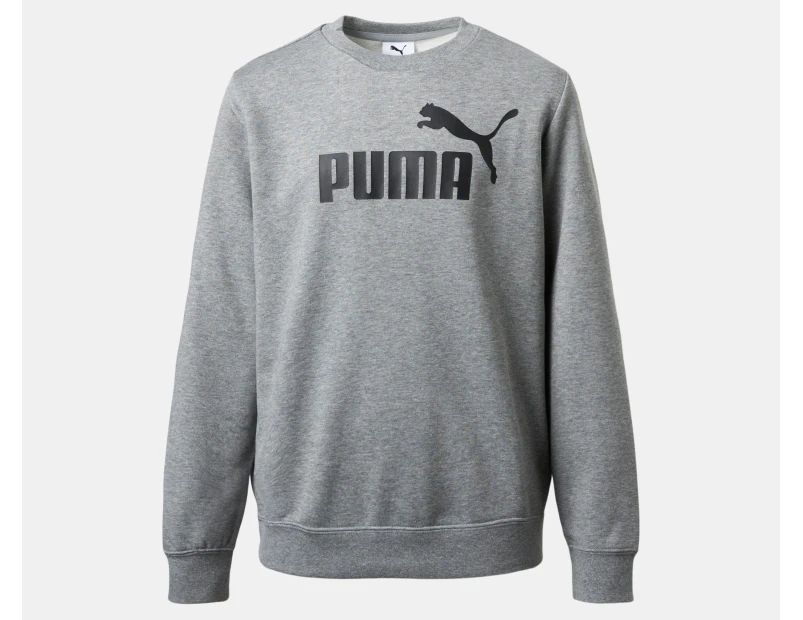 Puma Kids'/Youth Essentials No. 1 Logo Crew - Medium Grey Heather