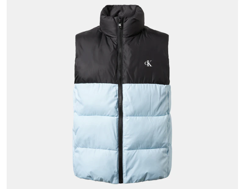 Calvin Klein Jeans Youth Boys' Colourblock Puffer Vest - Keespsake Blue