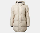 Calvin Klein Jeans Youth Girls' Long Puffer Coat - Plaza Taupe