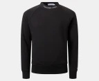 Calvin Klein Jeans Youth Boys' Intarsia Fleece Crewneck - Black