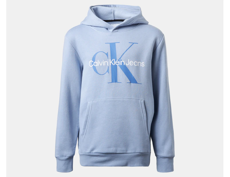 Calvin Klein Youth Boys' Monologo Pullover Hoodie - Eventide