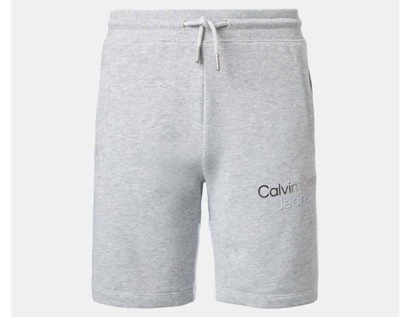 Calvin Klein Jeans Youth Boys' Colourblock Shorts - Light Grey Heather