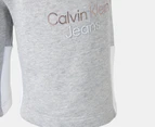 Calvin Klein Jeans Youth Boys' Colourblock Shorts - Light Grey Heather