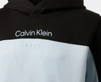 Calvin Klein Jeans Youth Boys' Terry Colourblock Hoodie - Keepsake Blue