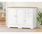 ALFORDSON Buffet Sideboard Cupboard Storage Cabinet Kitchen Hallway Doors White