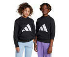 Adidas Youth Hooded Sweatshirt - Black/White