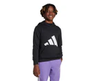 Adidas Youth Hooded Sweatshirt - Black/White