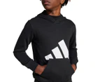 Adidas Youth Hooded Sweatshirt - Black/White