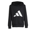 Adidas Youth Hooded Sweatshirt - Black/White