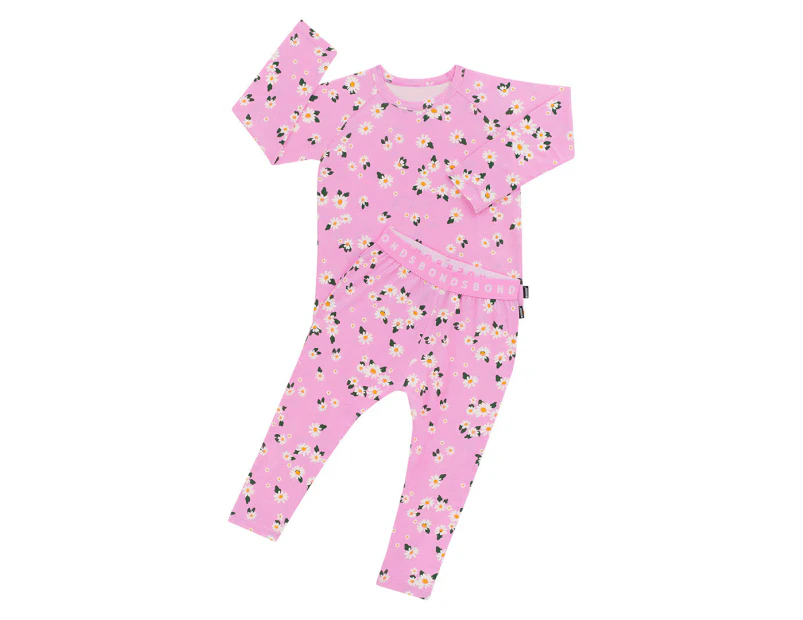 Bonds Toddler/Kids' Long Sleeve Tee & Leggings Pyjama Sleep Set - Daisy Chain