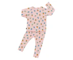 Bonds Toddler/Kids' Long Sleeve Tee & Leggings Pyjama Sleep Set - Pink Rose Garden