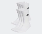 Adidas Unisex Cushioned Sportswear Crew Socks 6-Pack - White/Black