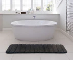 Sheraton Luxury Maison Spa Anti-Slip Plush Bath Runner - Charcoal