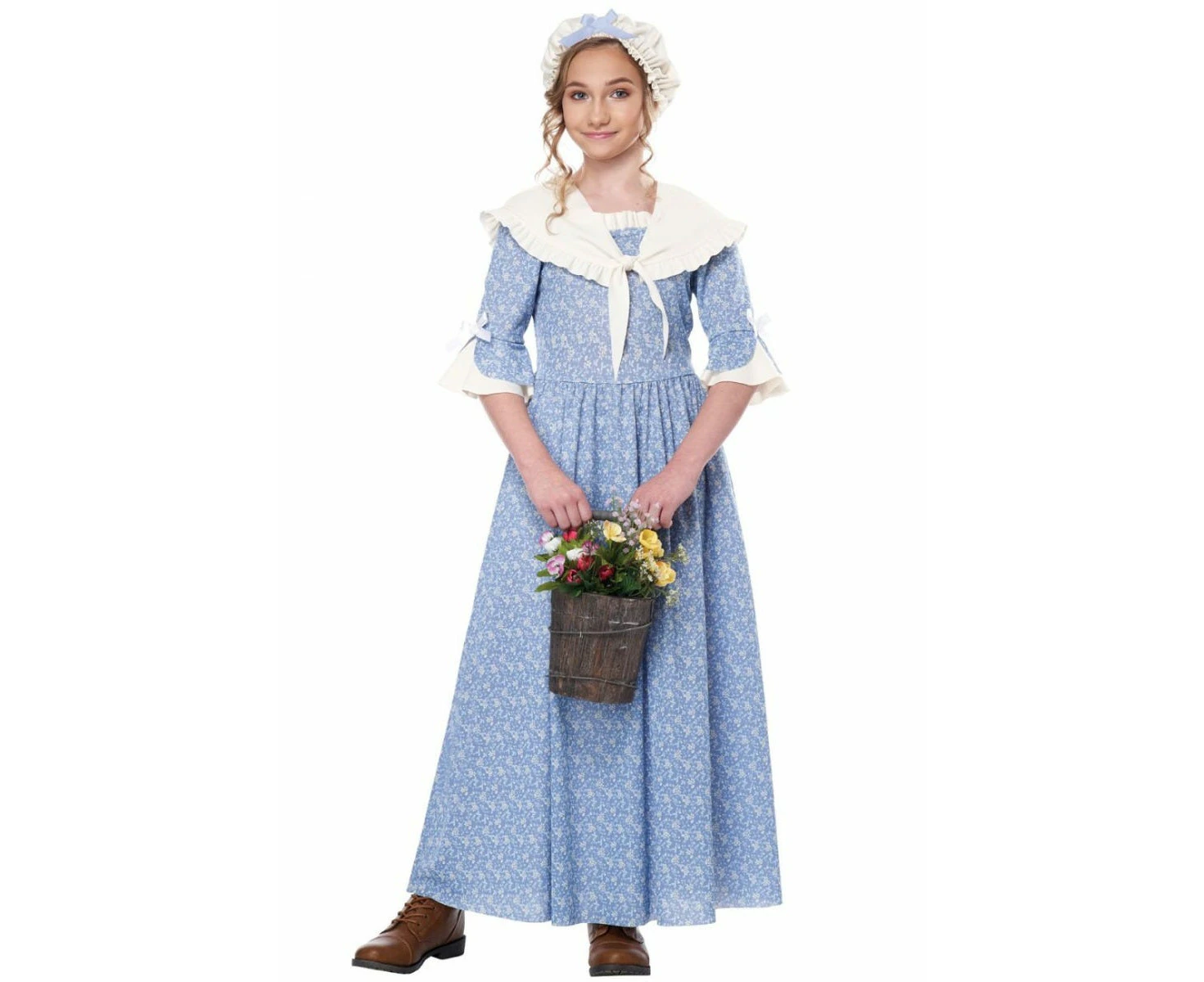 Colonial Village Girl Child Costume