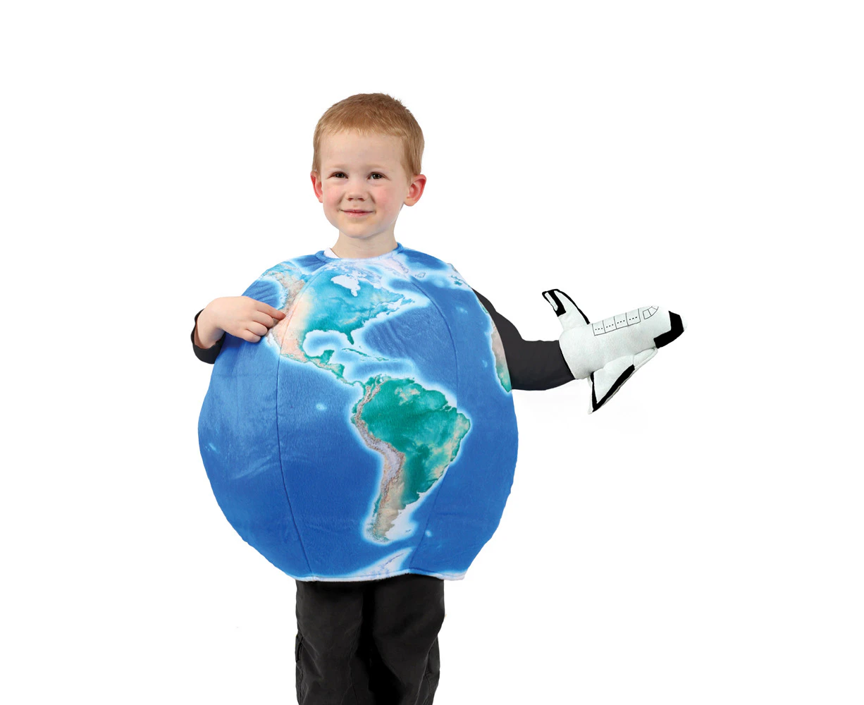 Rubies Size XS-S Earth In Space Globe w/ Plush Puppet Plane Kids Costume Party