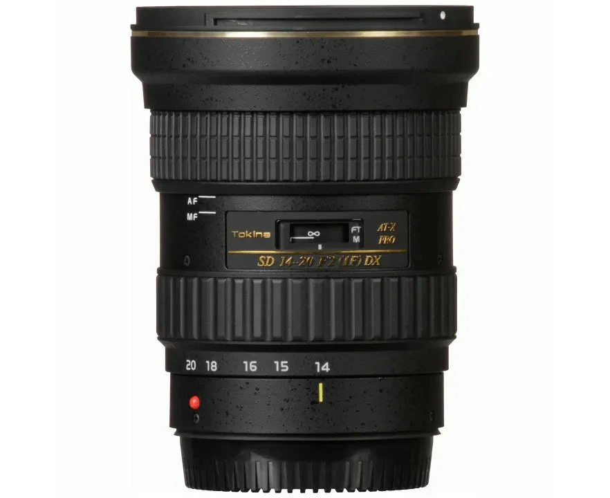 Tokina 14-20mm f/2 PRO DX Camera Wide Angle Zoom Lens - For Nikon F Mount