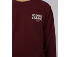 Silent Theory Men's Colosseum Crew - Burgundy