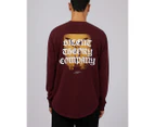 Silent Theory Men's Colosseum Crew - Burgundy