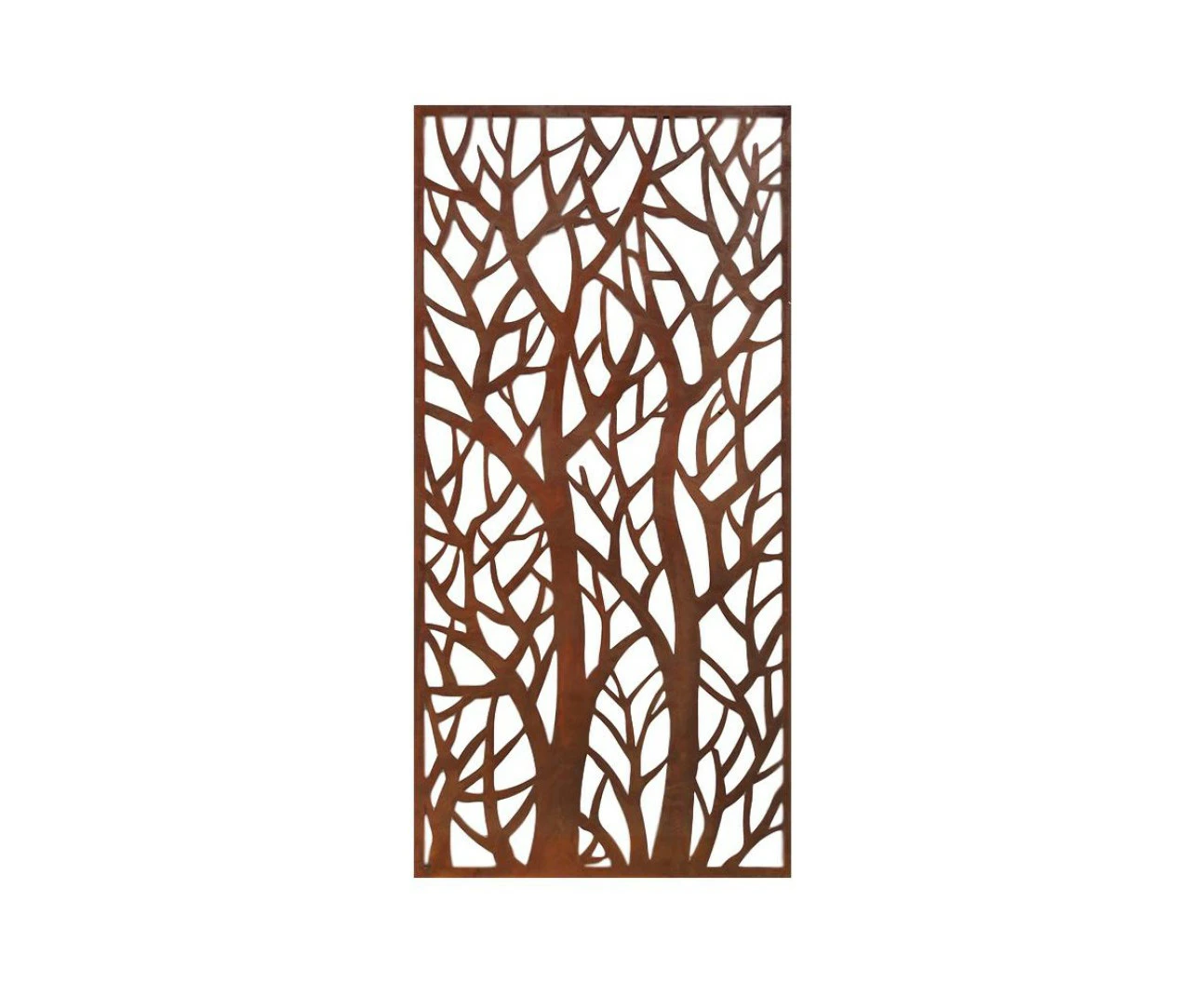 Sekit Real Rust Steel Screen Forest 1200 x 600 mm