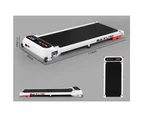 BLACK LORD Treadmill Electric Walking Pad Incline Shock Absorbers Gym White w/ Smart Watch