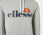 Ellesse Men's SL Gottero Hoodie - Light Grey