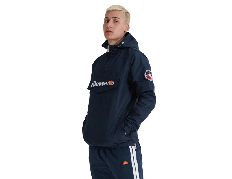 Ellesse Men's Mont 2 1/4 Zip Front Popover Jacket - Navy