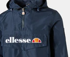 Ellesse Men's Mont 2 1/4 Zip Front Popover Jacket - Navy