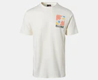 Ellesse Men's Impronta Tee / T-Shirt / Tshirt - Off White