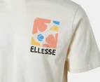 Ellesse Men's Impronta Tee / T-Shirt / Tshirt - Off White