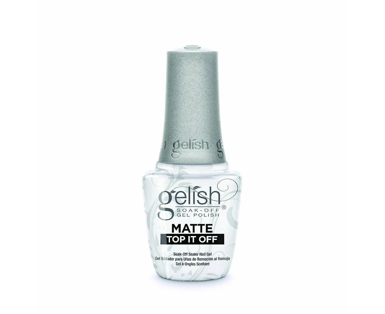 Harmony Gelish Gel Polish - Nail Matte Top It Off Top Coat 15ml