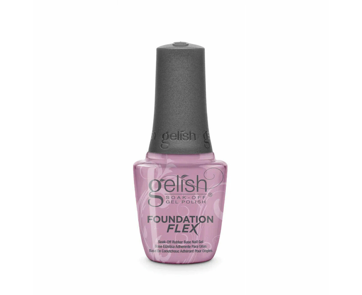 Gelish Gel Polish - Foundation Flex Soak-Off Rubber Nail Base Coat - Light Pink 15ml