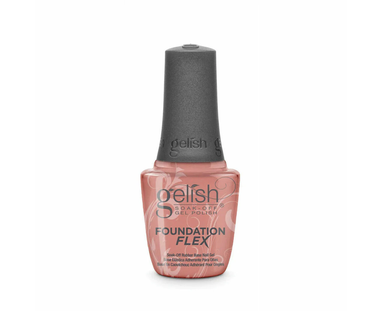 Gelish Gel Polish - Foundation Flex Soak-Off Rubber Nail Base Coat - Cover Beige 15ml