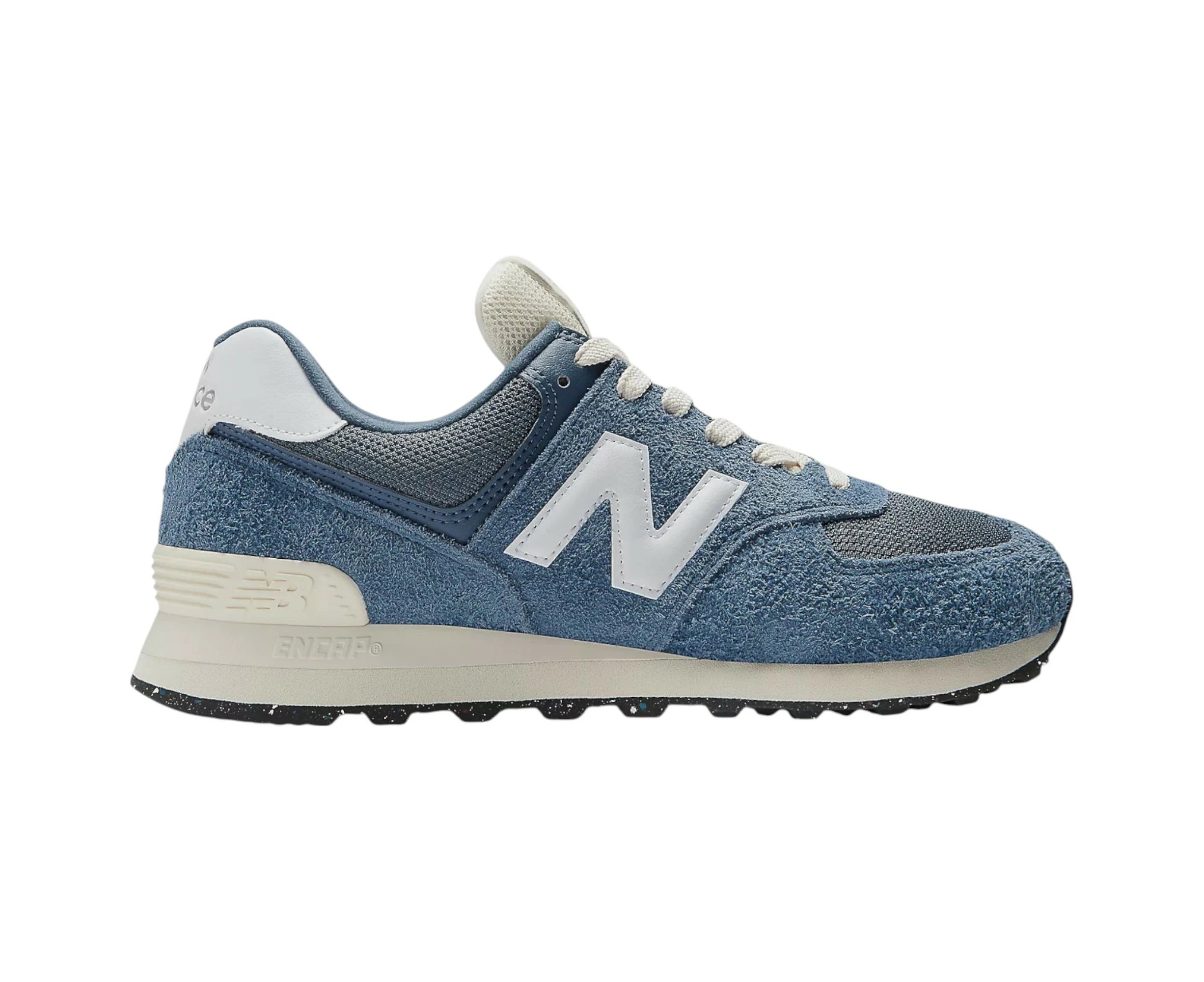 Mens New Balance 574 Vintage Indigo Blue Athletic Shoes