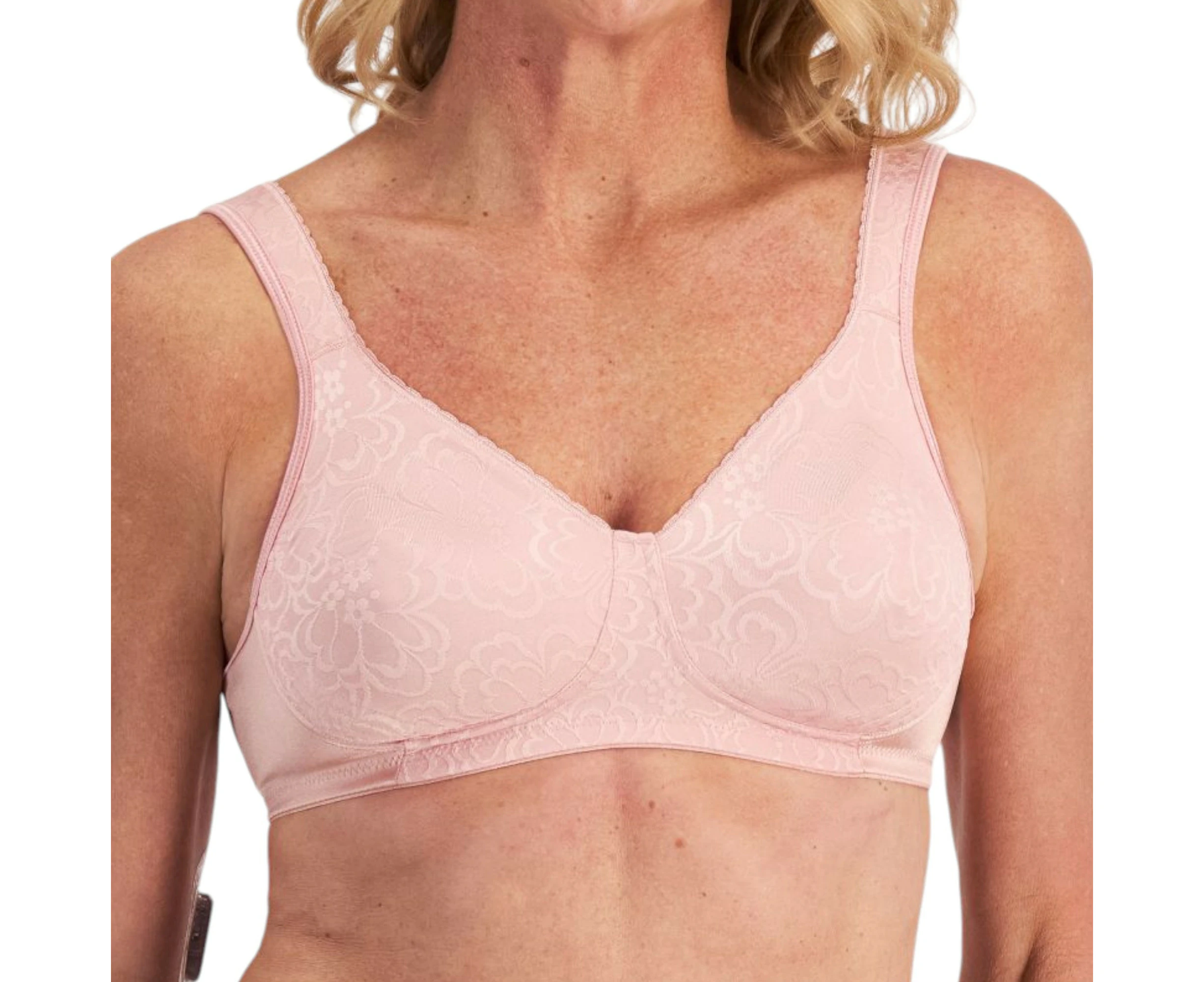 2 x Playtex Womens Ultimate Lift And Support Bra - Perpetual Pink Elastane/Nylon