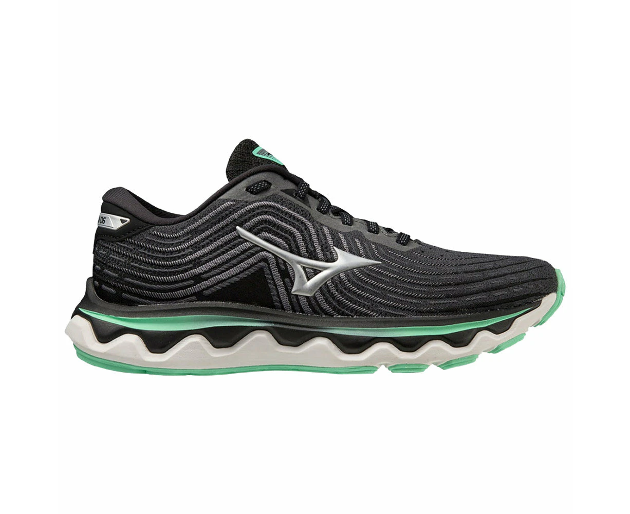 Mizuno | Womens Wave Horizon 6 Supportive Arch Running Shoes (Iron Gate/Silver) - 10