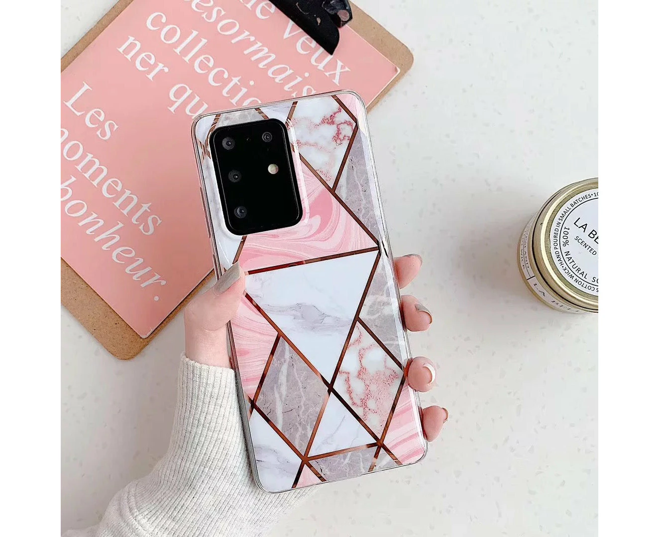 For Samsung Galaxy Marble Shockproof Silicone Phone Case S20 S10 S9 S8 Plus Note 20 Ultra 10 9 8 Green For Samsung S8+