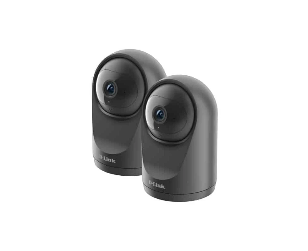 D-Link DCS-6500LHV2 Compact Full HD Pan & Tilt Wi-Fi Camera - 2 Pack