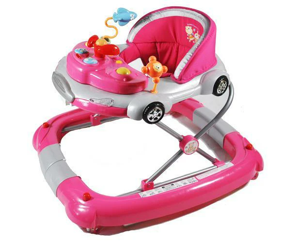 Car Theme Baby Walker Rocker Play Activity Centre Black