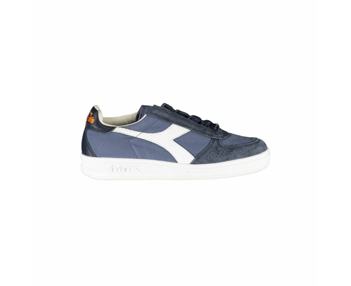 Diadora Chic Blue Contrast Lace Up Sneakers