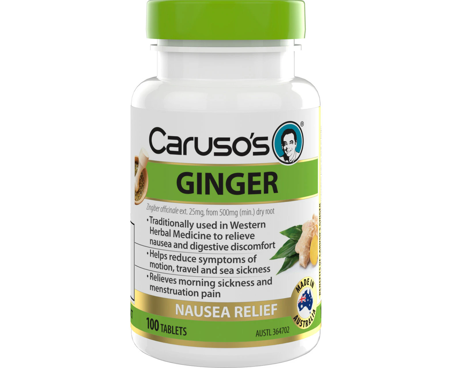 Caruso's Ginger 100 Tablets