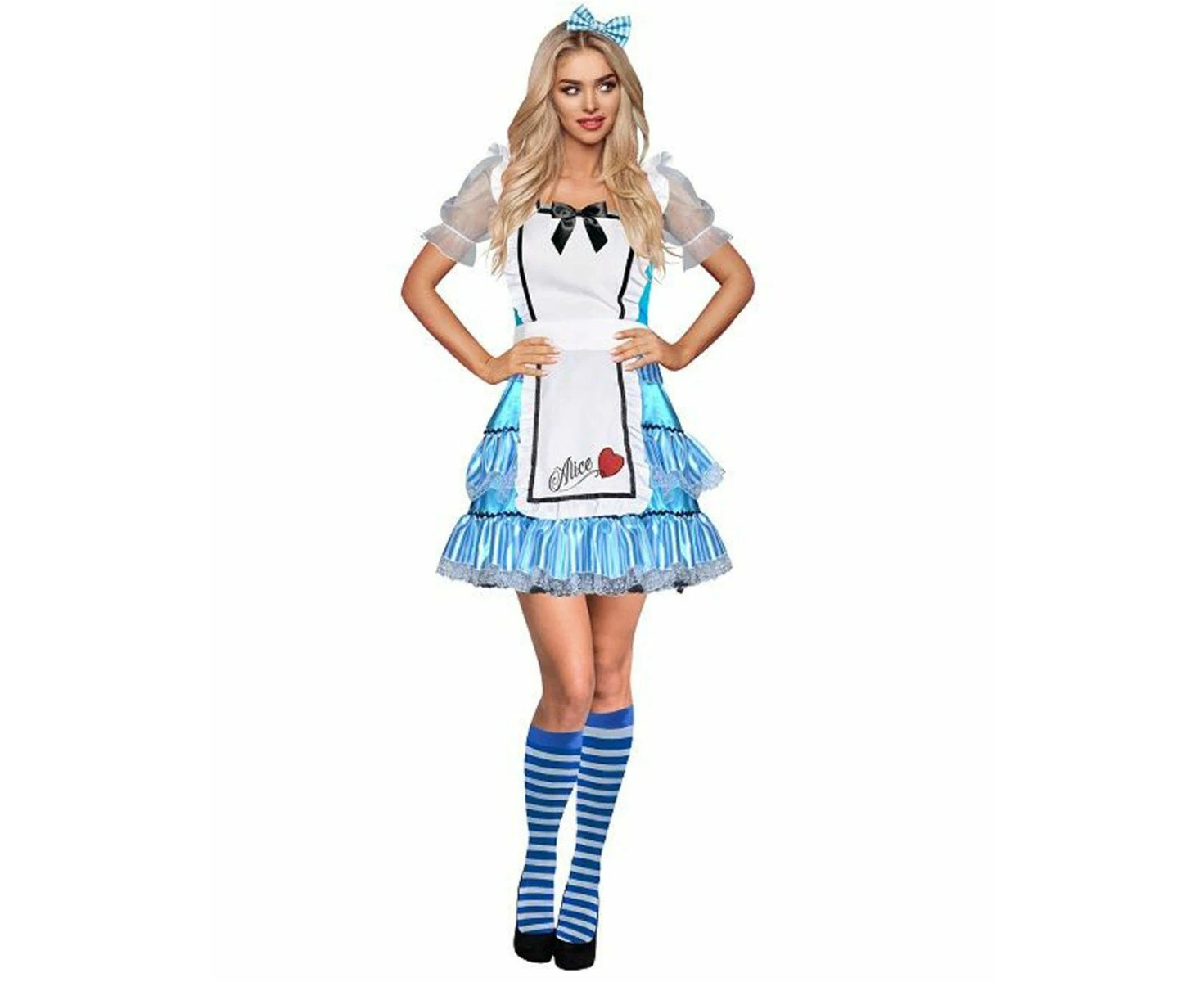 Blue Alice Dress Womens Costume