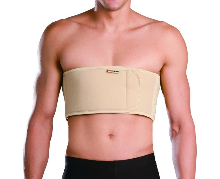 OrthoLife Men Chest Wrap Rib Brace - Support Broken Fractured Ribs Pain Relief