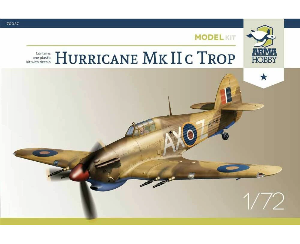 Arma Hobby 1/72 Hurricane Mk IIc Trop Plastic Model Kit [70037]