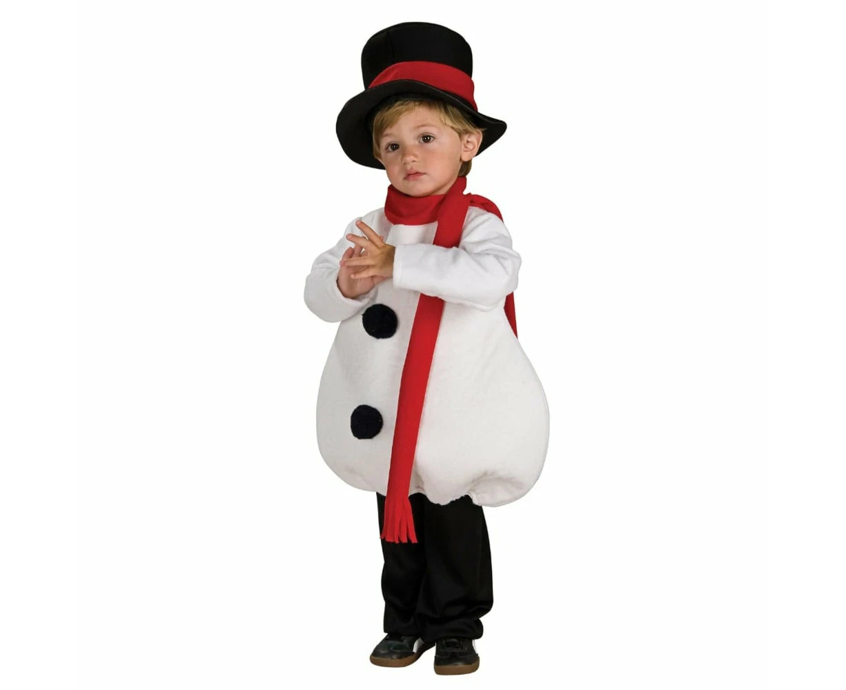 Baby Snowman Child Costume Size S 3-4 Years