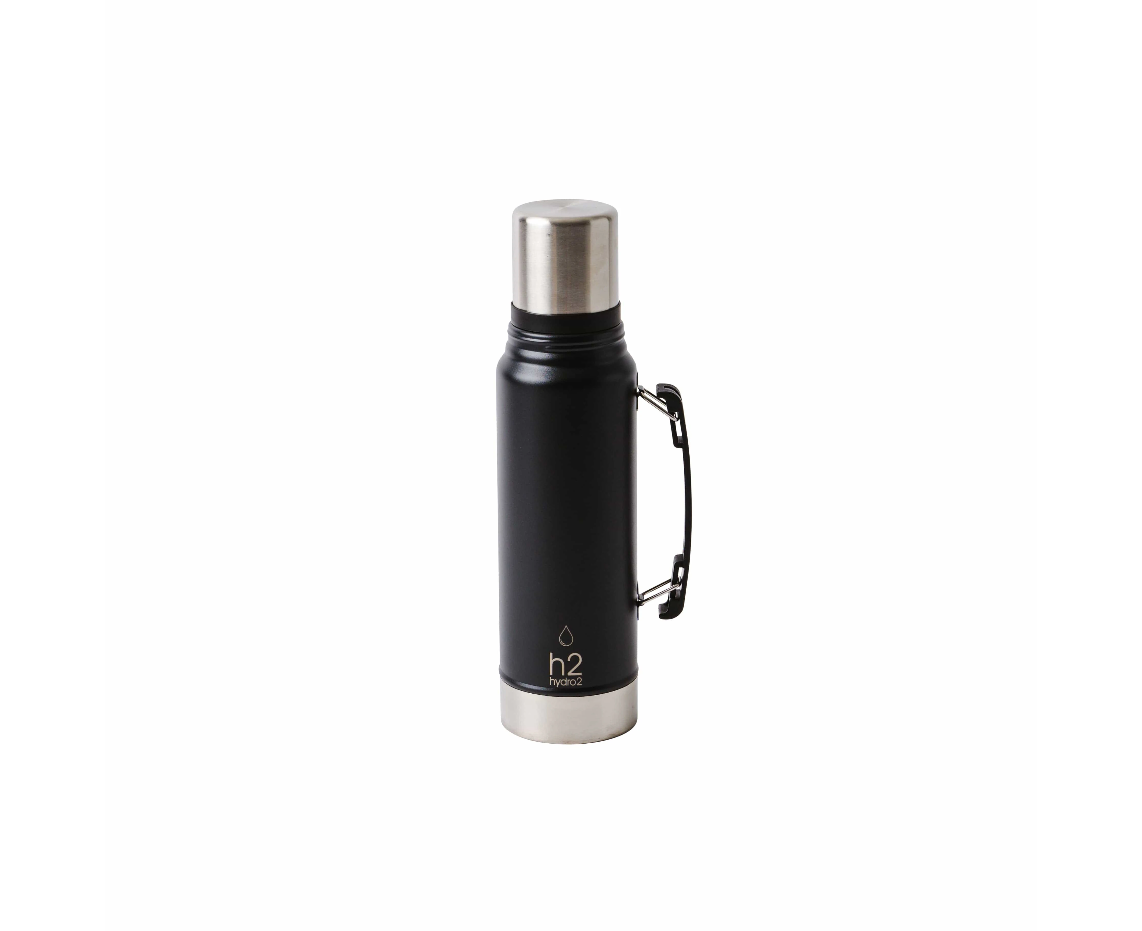 h2 hydro2 Flash Flask 1.2L Black