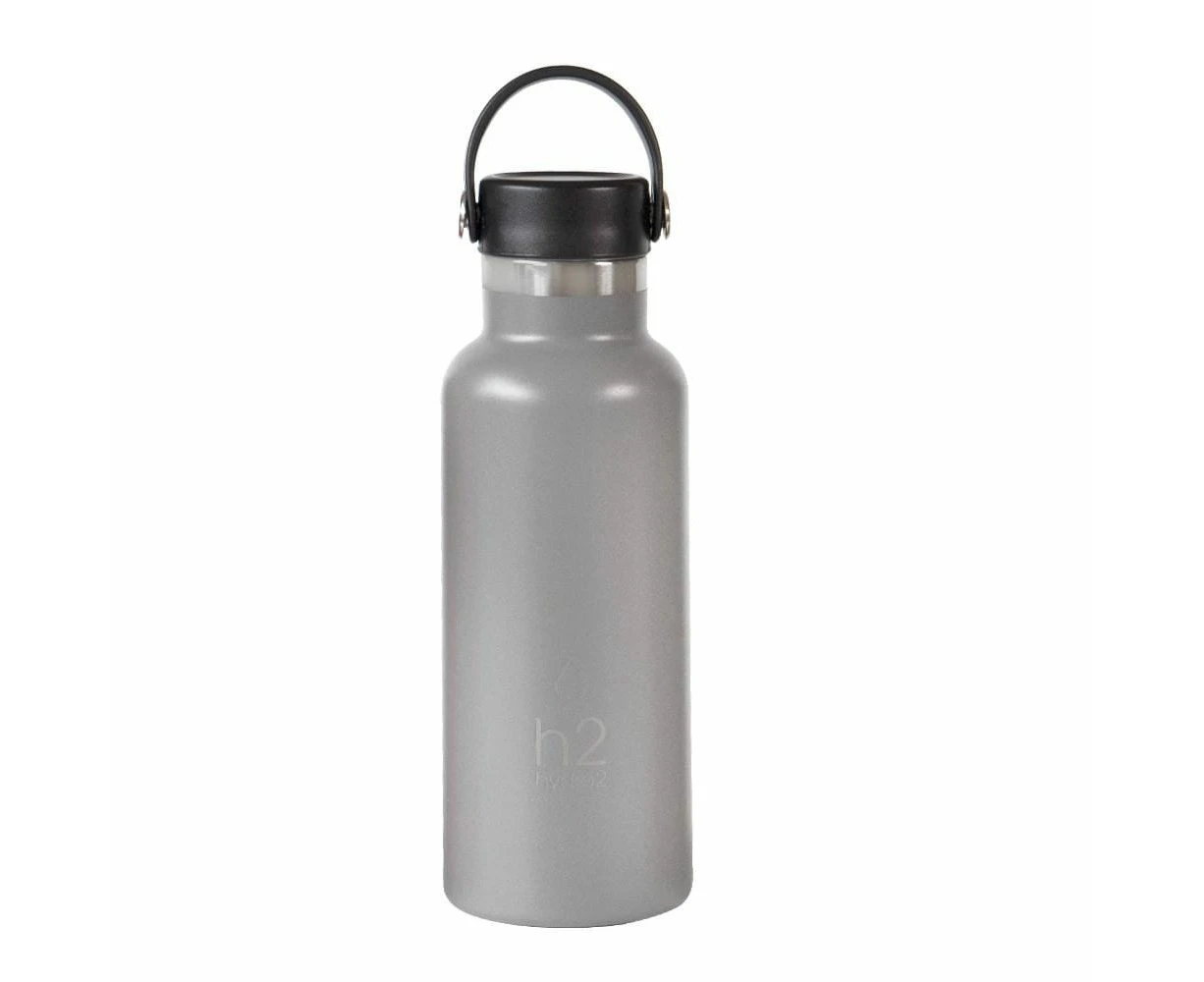 h2 hydro2 Flash Classic Water Bottle 500ml   - Grey