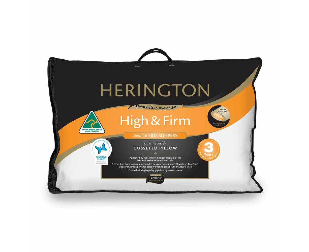 Herington High Firm Pillow with Gusset 20X50X70cm