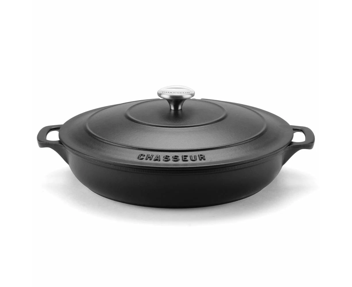 Chasseur Round French Oven /2.5L 30cm/2.5L   - Matte Black