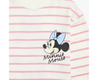 Australian Cotton Disney Minnie Mouse Stripe Top